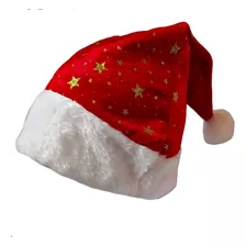 Gorros De Navidad Escarchado Grueso Pompom Importado 42cm