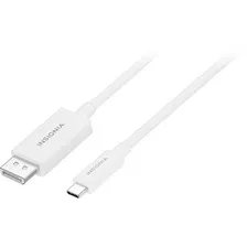 Cable 6' Usb Tipo C A Displayport Color Blanco Insignia