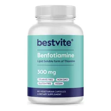 Benfotiamina 300mg Apoyo Neuropatía Diabética (60) Americano