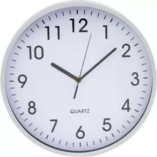 Relógio De Parede 30cm - Cinza