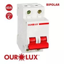 Disjuntor Ourolux 40a,50a,63a Bipolar Curva C