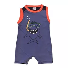 Enterito Bebe Algodón Corto Musculosa Colores Snorkel