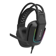 Audifono Gamer Pc Diadema Iluminado Rgb Xtrike Me Gh-712 Color Negro