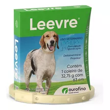 Leevre Coleira Cães G 63cm Antipulga Leishmaniose Ouro Fino