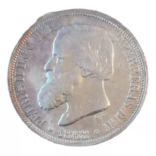 Moeda De Prata 200 Reis 1868 Busto Soberba