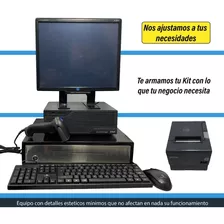 Kit Punto De Venta Pc Lector-miniprinter Nuevos Abarrotes 