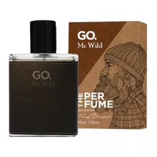 Perfume Cheiro Amadeirado Para Homem Mr Wild Go 50ml