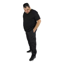 Calça Plus Size 3 Bolsos Uniforme Masculina Grande Ate G8