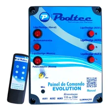 Comando Evolution Pooltec P/ Leds De Piscina Até 3000 Led's