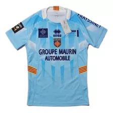 Camiseta Perpignan Test Match 2018/19 Errea Rugby Francia M