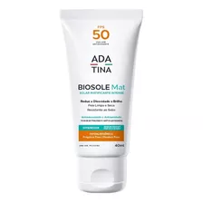 Protetor Solar Facial Peles Oleosas Mat Fps 50 Ada Tina 40ml