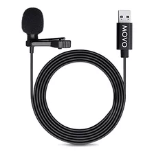 Micrófono Usb Lavalier Movo M1 Con Solapa Y Condensador Omni