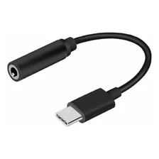 Adaptador Tipo C A Plug 3.5 Dm Negro