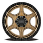 Rines Rrw Rr7 17x8.5 5x5 5x127 Hybrid Beadlock Jeep Jk Jl Jt Color Bronce