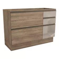 Gabinete Cozinha Balcão Maxxi G747 1pta 4gav P/pia S/tampo 1