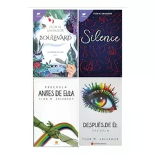 4 Libros Silence +la Versión De Flor + Antes De Ella + Despu