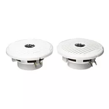 Jensen Msx65r 6.5 Altavoces Coaxiales De 75 W, Plata - Blan