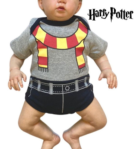 Body De Bebê Infantil Personagen Fantasia Menino Harry Porte