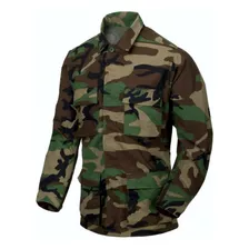 Camisa /camisola Tactica/combate Ripstop Woodland