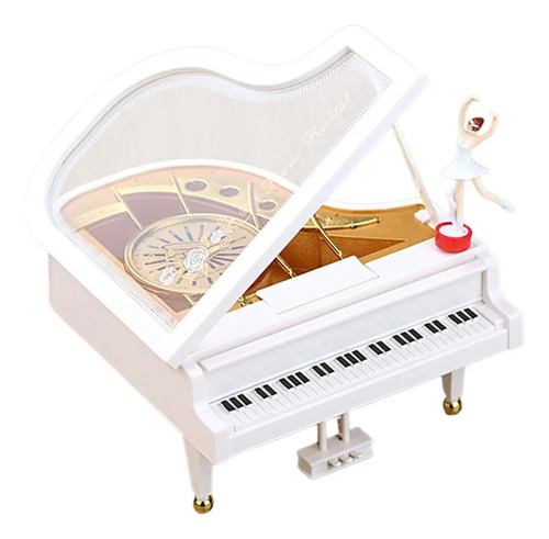 Figura De Mesa Em Forma De Caixa De Música Estilo Piano