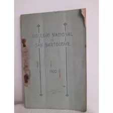 Revista Colegio San Bartolomé Bogota 1920 / Premios