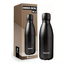 Garrafa Termica Metal Neo 350ml Preto Fosco Brasfoot