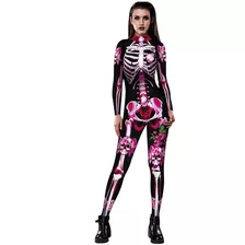 Disfraz De Halloween De Esqueleto Para Mujer