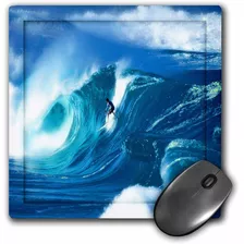 Mouse Pad Imagen Surfista Ola Gigante Azul 8 X 8 Pulgadas