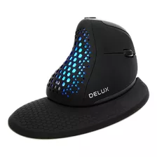 Mouse Optico Inalambrico Vertical Ergonomico | Delux / Ne...