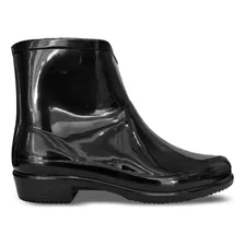  Botas De Lluvia Cortas Mujer Lisas Taco