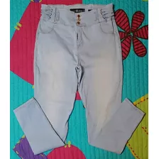 Jeans Súper Estrech 2xl Azul Cielo Seminuevo Moda