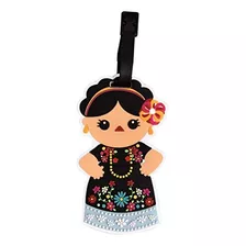 By Mexico Muñeca Oaxaca Etiqueta Para Equipaje, Muñeca Tradi