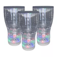 20 Vaso Luz Luminoso Led Colores Fiesta Boda Batucada