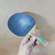 Raquete Antiga Usada Vintage Madeira P/ Ping-pong 27x15x2cm