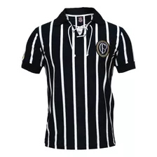 Camisa Do Corinthians 1915 Preto E Branco Retro Masculina