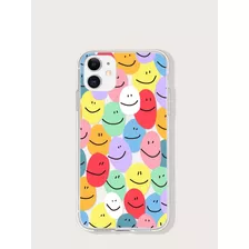 Funda Carcasa iPhone 12 Pro Max Apple Silicona Caritas Feliz