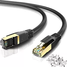 Cable Ethernet Hiipeak Cat8 De 40 Pies, Interior Y Exterior,