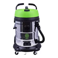 Aspirador É Industrial Tambor Ipc Super Clean 60l Prateado Y Preto Y Verde 220v 50hz/60hz Aa160