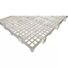 56 Pçs Pisos Plastico Estrado Branco 50x25cm Multi Canil