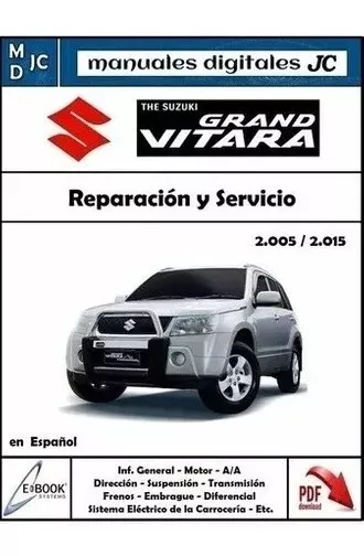 Manual Taller Suzuki Grand Vitara 2005 -2015 Español 