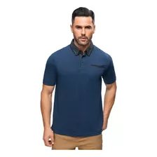 Polera Melange Azul Hombre Fashion's Park