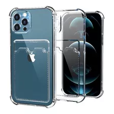 Carcasa Funda Antigolpes Con Porta Tarjeta Para iPhone