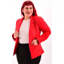 Blazer Bengalina Largos Calidad Premium Mujer 