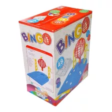 Brinquedo Bingo Com Globo Giratório E 48 Cartelas Diversão 