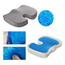 Cojin De Asiento De Espuma Viscoelastica Con Gel Azul