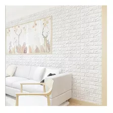 Placa Revestimiento Pared Adhesivo Blanco 