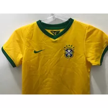 Camisa Do Brasil Infantil Nike Tamanho 5 Anos Escrito Luisa