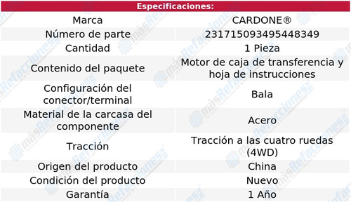 Motor Caja Transferencia Ford Expedition 4wd 03 Al 06 Foto 5