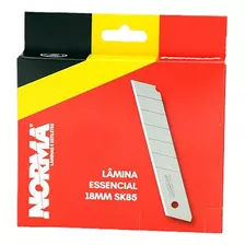 Caixa Lâmina Profissional Norma Larga One Way 18mm 100 Peças