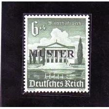 Alemania Reich 1940, Michel 754 Muestra Mint C/goma, Mira!!!